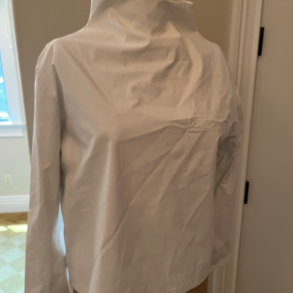 Zara pleather sheik top
